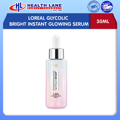 LOREAL GLYCOLIC BRIGHT INSTANT GLOWING SERUM (30ML)